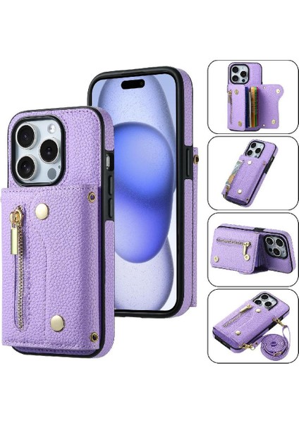 IPhone 11 Için Kılıf Pro Max Hafif Uzun Kayış Büyük Kapasiteli Mini (Yurt Dışından)