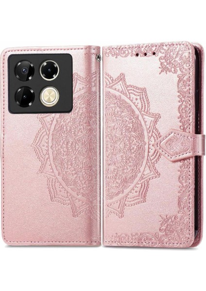 Infinix Not 40 Pro 4g Zarif Desen Basit Iş Için Flip Case (Yurt Dışından)
