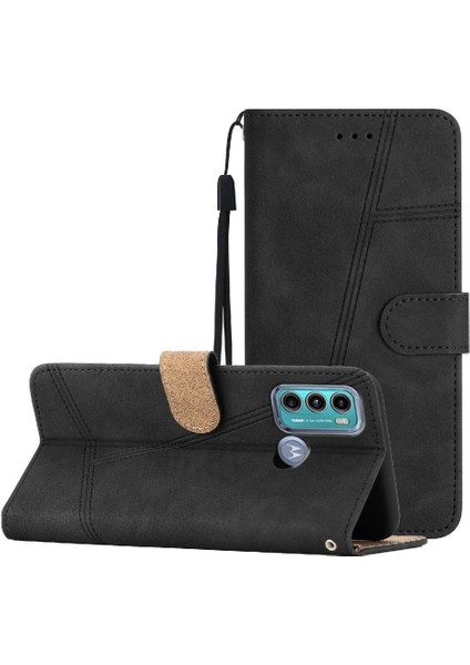 Mays Home1 Motorola Moto G60 Kart Yuvaları Tutucu Için Flip Case Manyetik Kapak Folio Tam (Yurt Dışından)