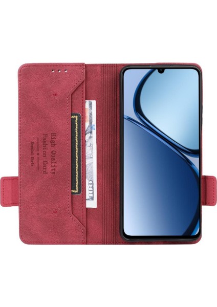 Realme C61 Manyetik Cüzdan Kart Tutucu Kapak Kickstand Için Flip Case (Yurt Dışından) indirimleri