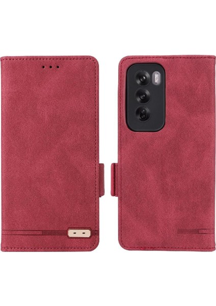 Oppo Oppo 12 5g Manyetik Cüzdan Kickstand Kart Tutucu ile Flip Case (Yurt Dışından) modelleri
