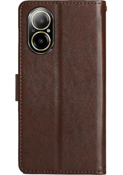 Realme C67 4g Pu Deri Kickstand Manyetik Kapatma Bilek Için Filp Durumda (Yurt Dışından) fırsatları