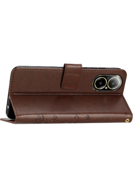 Realme C67 4g Pu Deri Kickstand Manyetik Kapatma Bilek Için Filp Durumda (Yurt Dışından) indirimleri