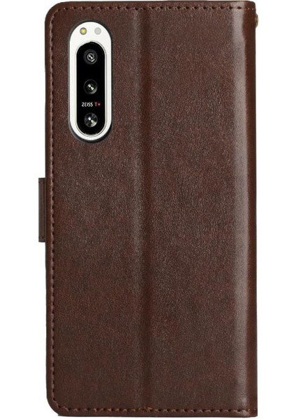 Sony Xperia 5 Iv Için Filp Durumda Manyetik Kapatma Pu Deri Kart Tutucu (Yurt Dışından) indirimleri