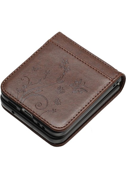 Samsung Galaxy Z Flip6 Manyetik Kapatma Bilek Kayışı Pu Kart Için Flip Case (Yurt Dışından) fırsatları