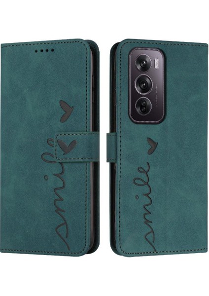Oppo Oppo 12 Pro 5g Için Flip Case Pu Deri Aşk Cüzdan Kickstand Yan (Yurt Dışından) fırsatları
