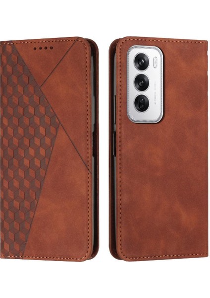 Oppo Oppo 12 5g Kickstand Kart Ekleme Pu Deri Cüzdan Için Flip Case (Yurt Dışından)