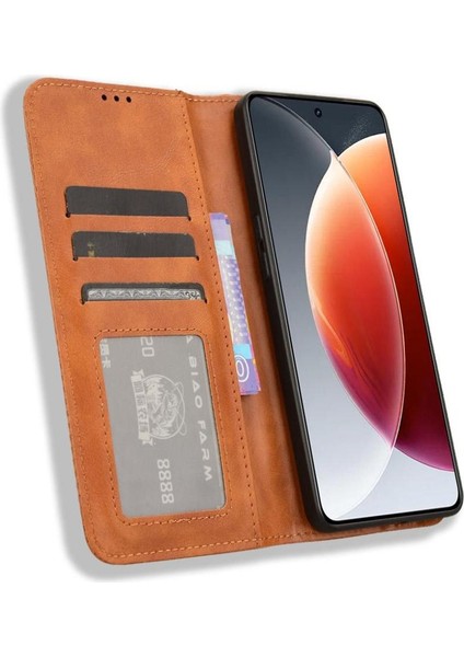 Tecno Camon 30 Premier 5g Cüzdan Manyetik Kapatma Pu Deri Için Kılıf (Yurt Dışından)