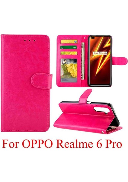 Realme 6 Pro Için Flip Case Kart Tutucu Kickstand Pu Deri Manyetik (Yurt Dışından) indirimleri