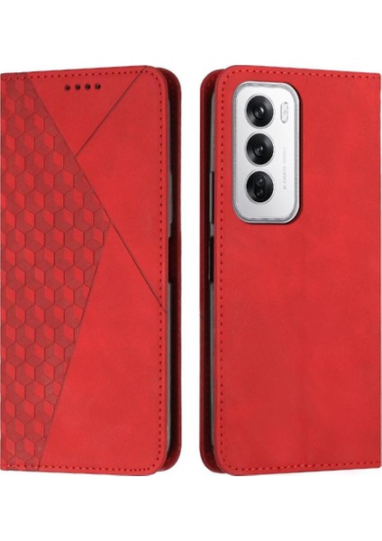 Oppo Oppo 12 5g Kickstand Kart Ekleme Pu Deri Cüzdan Için Flip Case (Yurt Dışından)