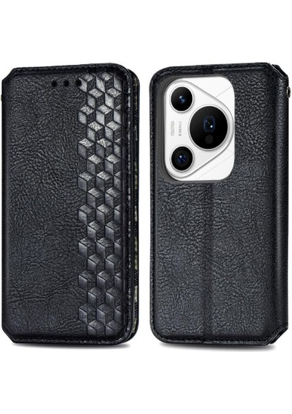 Huawei Pura 70 Pro Için Flip Case Kapak Zarif Iş Cüzdan (Yurt Dışından)