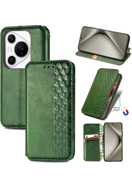 Huawei Pura 70 Pro Için Flip Case Kapak Zarif Iş Cüzdan (Yurt Dışından)