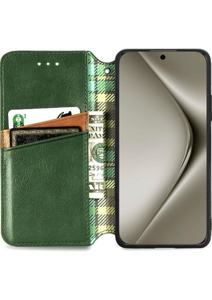 Huawei Pura 70 Pro Için Flip Case Kapak Zarif Iş Cüzdan (Yurt Dışından)