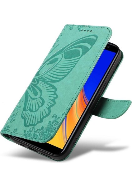 Mays Home1 Samsung Galaxy J6 Başbakan Yüksek Kalite Deri Kredi ile Flip Case (Yurt Dışından)