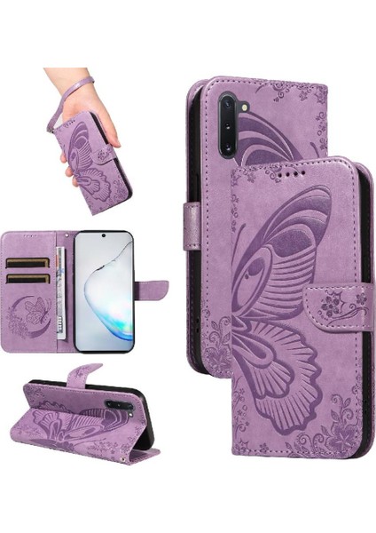 Kredi Kartı Yuvası Yüksek Kalite ile Samsung Galaxy Not 10 Için Flip Case (Yurt Dışından)