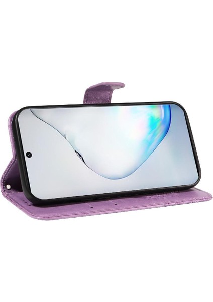 Kredi Kartı Yuvası Yüksek Kalite ile Samsung Galaxy Not 10 Için Flip Case (Yurt Dışından)