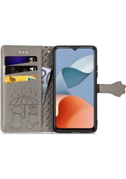 Zte A34 Karikatür Hayvanlar Için Flip Case Kısa Kayış Deri Kılıf Kapak Çevirin (Yurt Dışından) modelleri