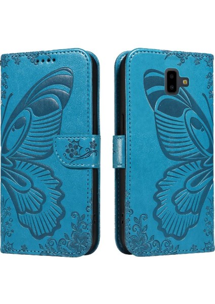 Samsung Galaxy J6 Artı Yüksek Kaliteli Deri Ayrılabilir El Için Flip Case (Yurt Dışından) modelleri