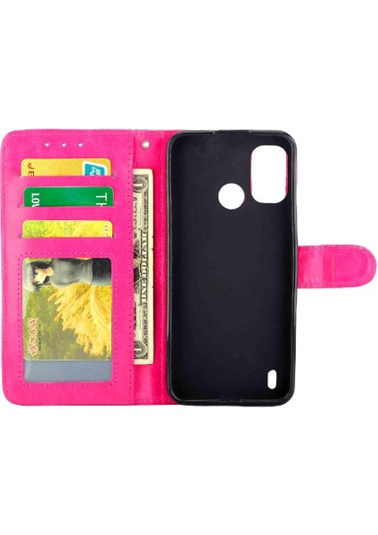 Nokia Nokia Artı Darbeye Pu Deri Kart Tutucu Kickstand Için Flip Case (Yurt Dışından)