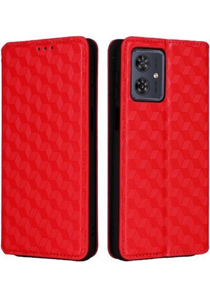 Motorola Moto G54 5g Pu Deri Kart Yuvaları Tutucu Manyetik 3D (Yurt Dışından)