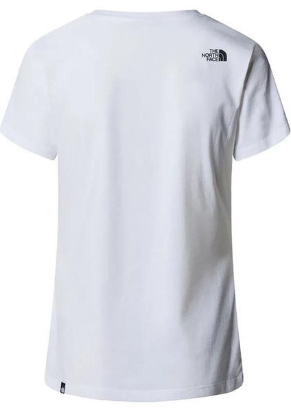 W S/S Simple Dome Slim Tee Kadın Beyaz T-Shirt indirimleri