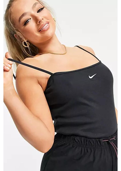 Sportswear Essential Cami Tank Top Kadın Atlet Siyah