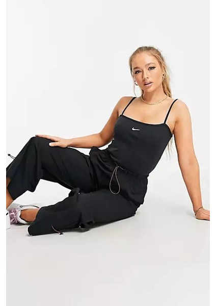 Sportswear Essential Cami Tank Top Kadın Atlet Siyah