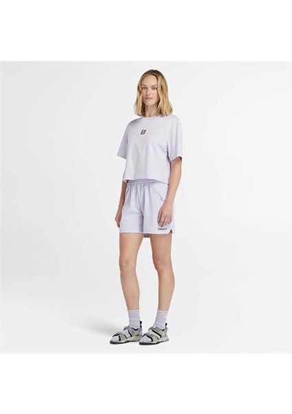 Short-Sleeve Tee Pastel Lılac Kadın T-Shirt