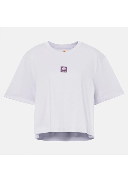 Short-Sleeve Tee Pastel Lılac Kadın T-Shirt