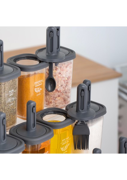 0520 2'li Silikon Fırçalı Yağlık - Yağdanlık Erzak Saklama Kabı Sosluk 350 cc fırsatları