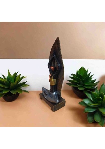 Yoga Yapan Kadın Geri Akış Tütsülük Dekoratif Obje fiyatları