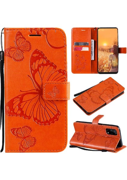 Realme V5 Için Flip Case 5g Kart Yuvası ile Kickstand Darbeye Kapak Çevirin (Yurt Dışından)