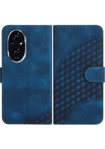 Onur Için Flip Case 200 Pro Pu Deri Kapak Çevirin Manyetik Kart Tutucu (Yurt Dışından)