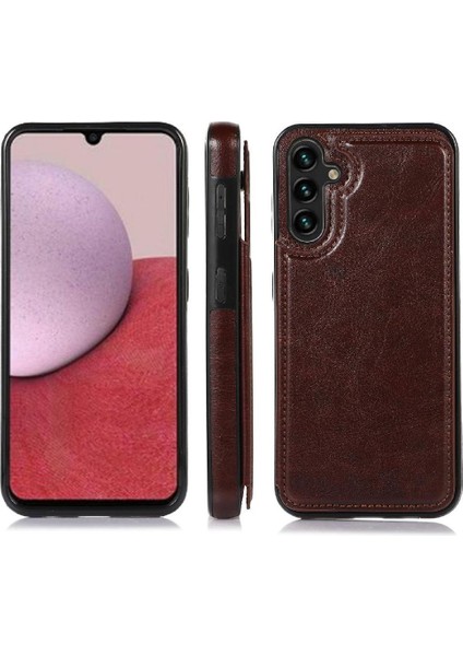 Samsung Galaxy A54 5g Kickstand Kart Yuvaları Için Cüzdan Kılıf Pu Deri (Yurt Dışından)