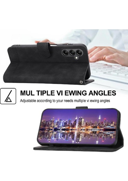 Samsung Galaxy M14 5g Manyetik Kapatma Kart Yuvaları Nakit Için Flip Case (Yurt Dışından)