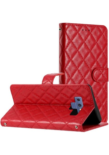 Samsung Galaxy Not 9 Için Flip Case Kart Yuvaları Tutucu Manyetik Folio Tpu (Yurt Dışından)