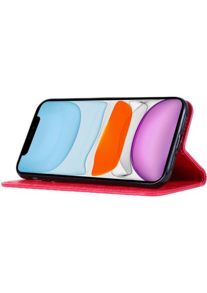 IPhone 12 Mini Pu Deri Kart Tutucu Kickstand Manyetik Için Filp Durumda (Yurt Dışından) modelleri