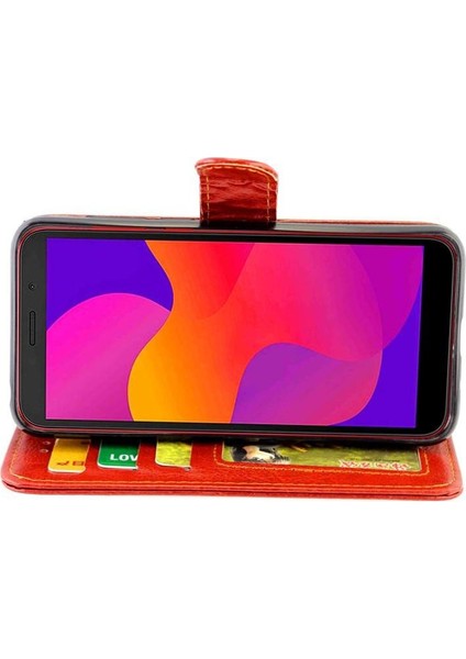 Onur 9s Manyetik Kapatma Kart Tutucu Kickstand Pu Deri Için Flip Case (Yurt Dışından) fiyatları