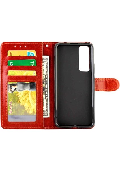 Huawei Nova 7 5g Kickstand Darbeye Manyetik Kapatma Kartı Için Flip Case (Yurt Dışından) fırsatları