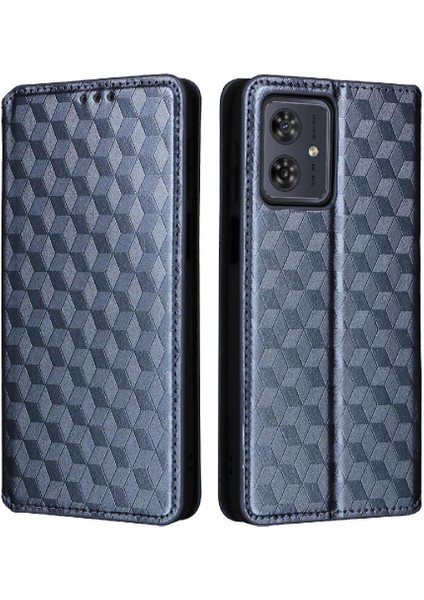 Motorola Moto G54 5g Pu Deri Kart Yuvaları Tutucu Manyetik 3D (Yurt Dışından)