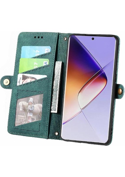 Infinix Not Için Flip Case 40 Pro 4g Cüzdan Darbeye Kapak Kapak Deri (Yurt Dışından)