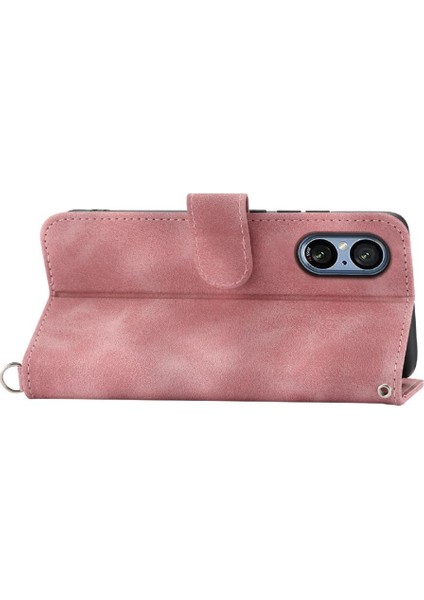 Sony Xperia 5 V Çoklu Kredi Kartı Yuvaları Için Flip Case Darbeye (Yurt Dışından)