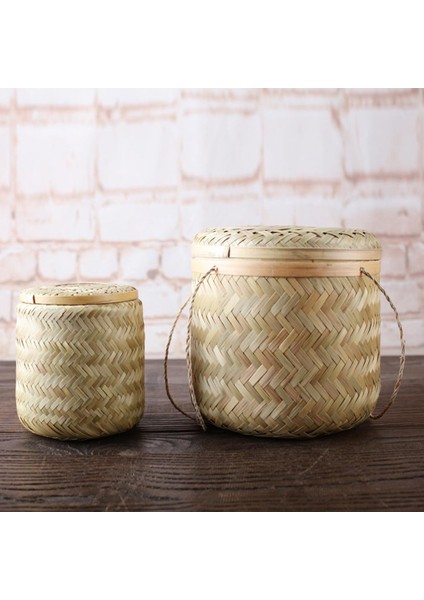 Bambu Depolama Sepeti El Dokuma Çay Sepetleri Çekirdekleri Depolama (Yurt Dışından) modelleri