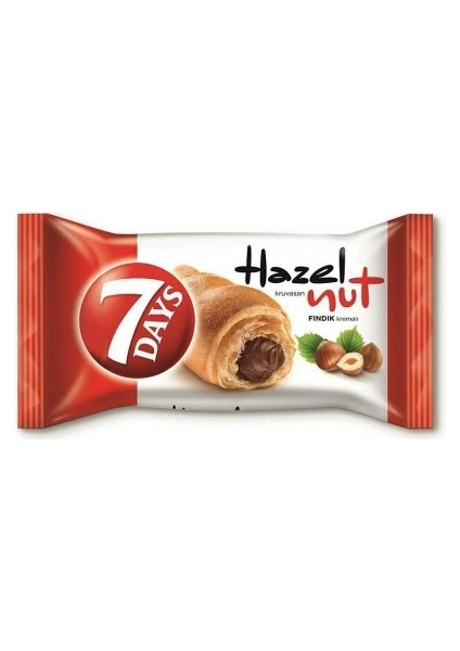 7days Kruvasan Fındıklı 72 gr. (24'lü)