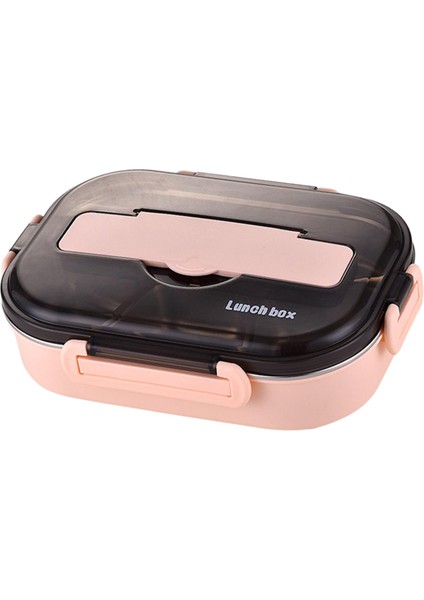 Bento Öğle Yemeği Kutusu, Öğle Yemeği Çantası, Çok Fonksiyonlu 2 Katmanlı Yeniden Kullanılabilir, Sofra Takımı, Meyve Pembesi (Yurt Dışından) fiyatları