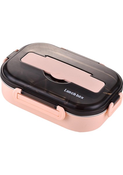 Bento Öğle Yemeği Kutusu, Öğle Yemeği Çantası, Çok Fonksiyonlu 2 Katmanlı Yeniden Kullanılabilir, Sofra Takımı, Meyve Pembesi (Yurt Dışından) fırsatları