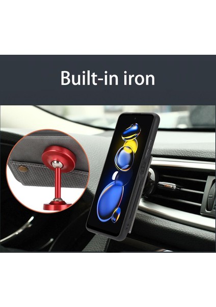 Cüzdan Durumda Xiaomi Poco X4 Gt Kart Tutucu Buit Demir Kickstand Durumda (Yurt Dışından) fırsatları