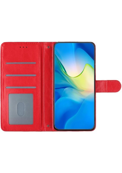Samsung Galaxy A05 Tpu Darbeye Kickstand Manyetik Folio Için Flip Case (Yurt Dışından)