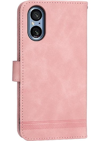 Sony Xperia 5 V Kart Yuvaları Premium Nakit Cep Bileklik Için Flip Case (Yurt Dışından)