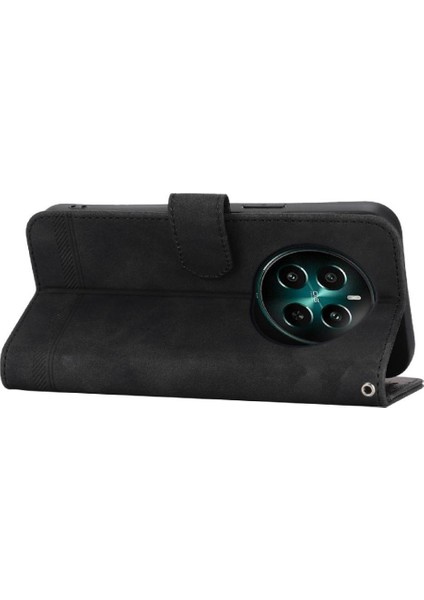 Realme 12 Artı Manyetik Kapatma Kart Yuvaları Için Flip Case Bileklik Nakit (Yurt Dışından)